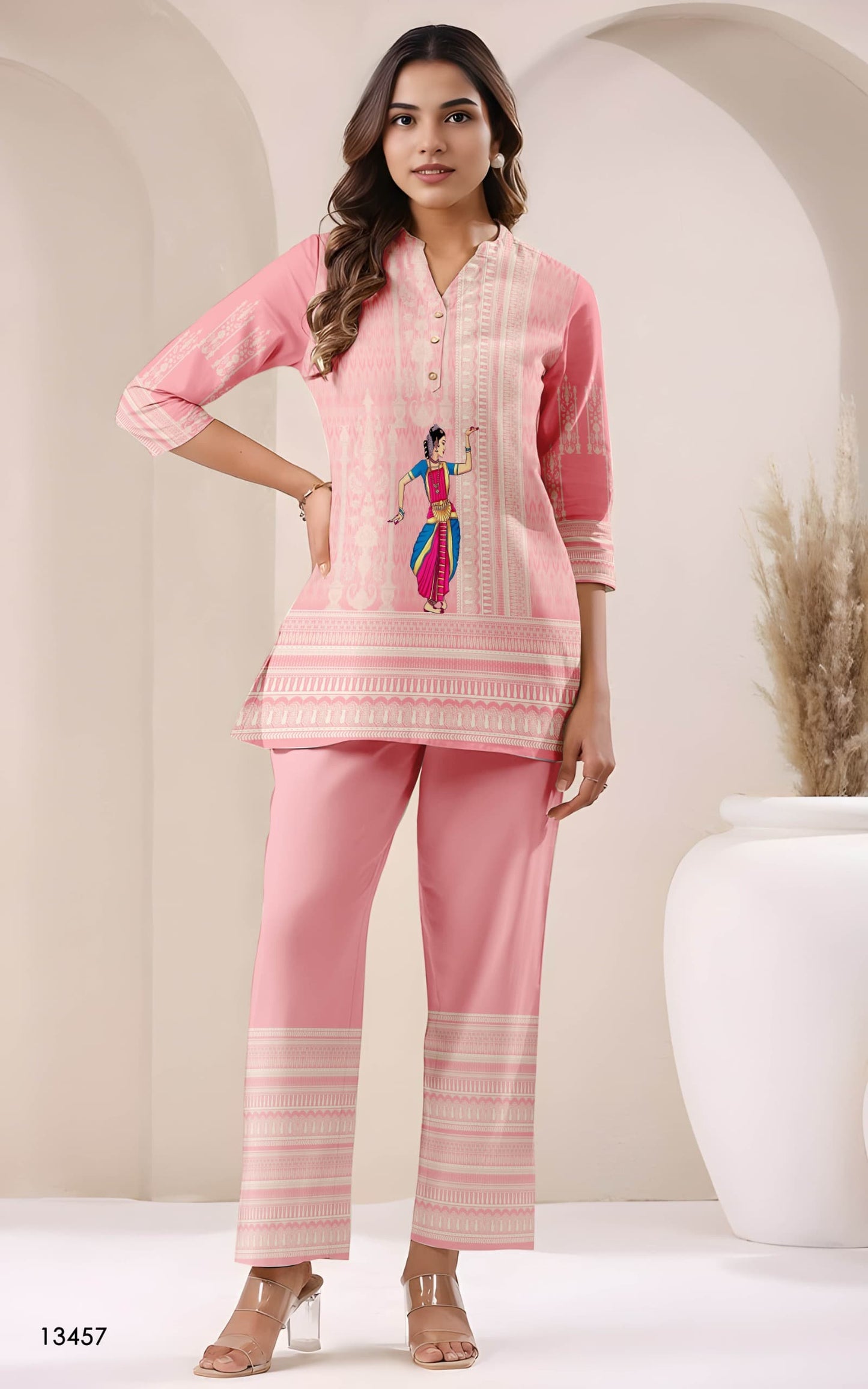 Digital Printed Unstitched Women’s Coord Set | Free Size | Premium Quality Catalog 1010