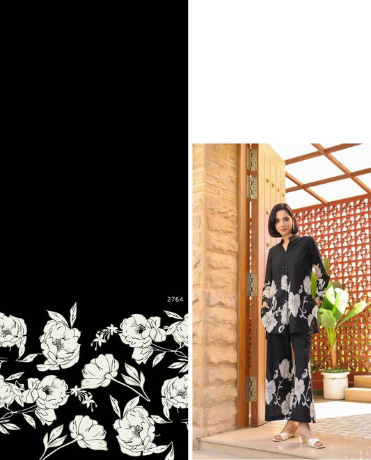 Digital Printed Women’s Unstitched Coord Set | Free Size | Premium Quality Catalog 1017