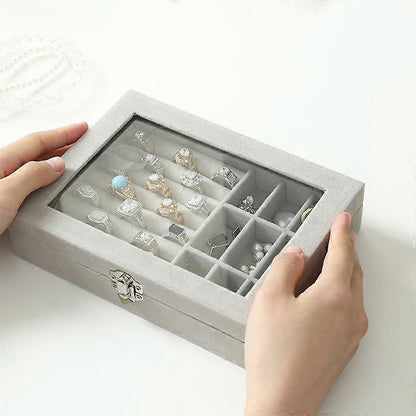 Ultimate Jewelry Box with Partitions (Multicolor)