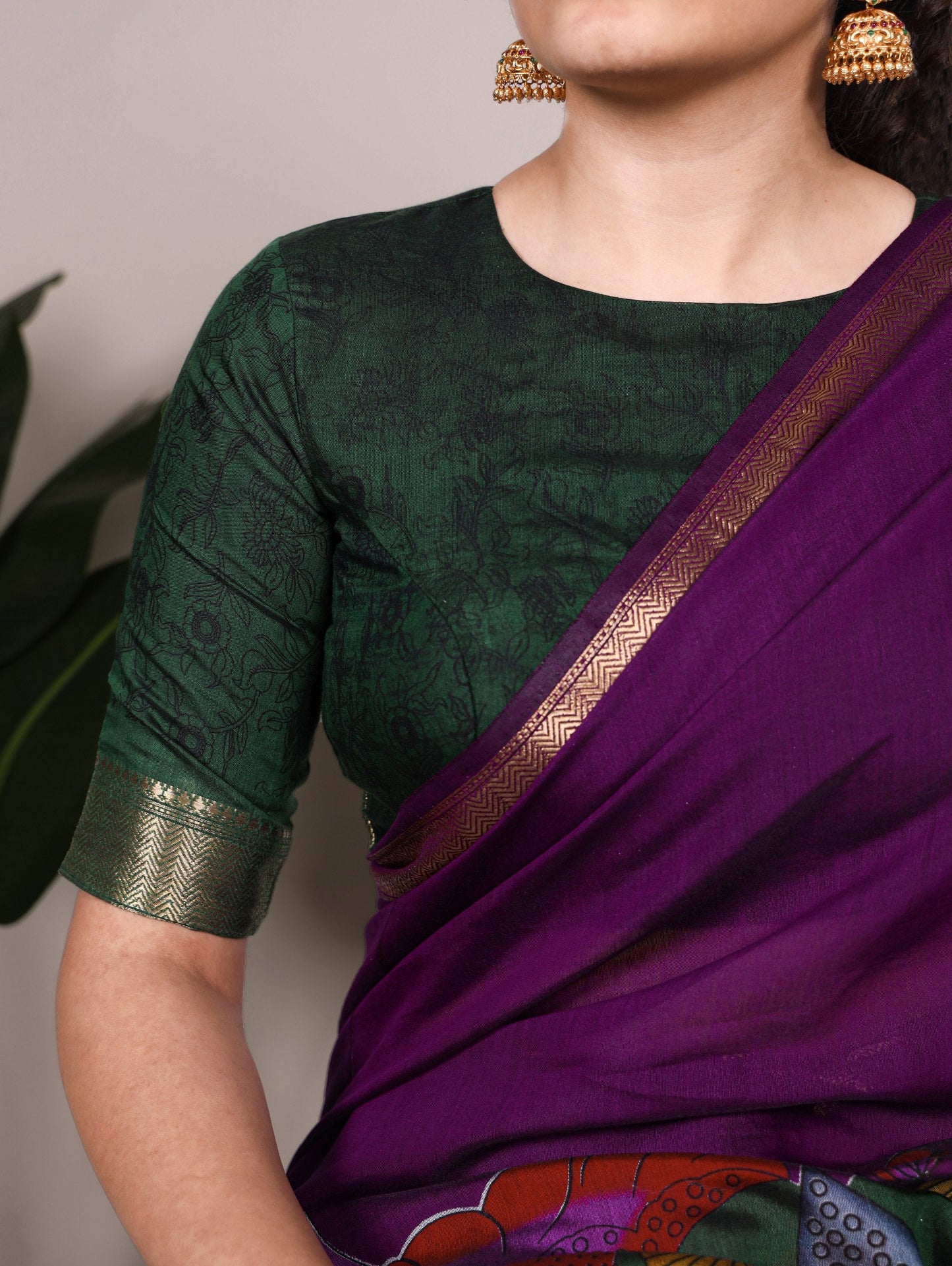 Chanderi Silk Saree For Women | Blooming Floral Design Soft Touch
