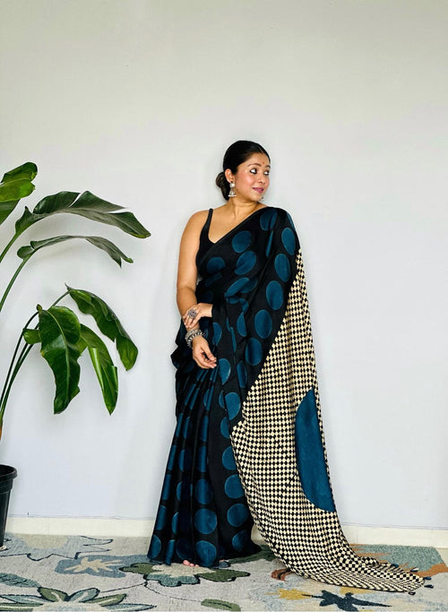 Polka Dots  Original Japan Satin (Devsena satin)